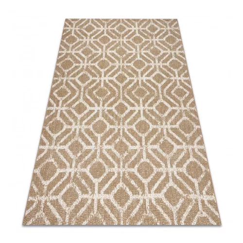  Tepih FLAT 48957265 Geometrijski romb prirodna bež pređa 160x230 cm