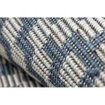 Fonott sizal flat tepih 48357/951 négyzetek 160x230 cm
