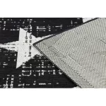 Fonott sizal flat tepih 48648/690 CSILLAGOK 120x170 cm