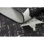 Fonott sizal flat tepih 48648/690 CSILLAGOK 120x170 cm