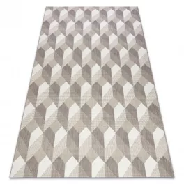 Fonott sizal flat tepih 48624/686 TAKARÓKA 3D 160x230 cm