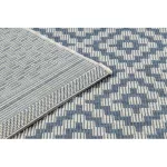 Fonott sizal flat tepih 48357/951 négyzetek 200x290 cm