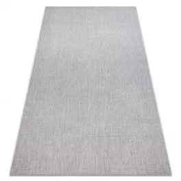 Fonott sizal flat tepih 48663/037 siva egyenruha 120x170 cm