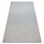 Fonott sizal flat tepih 48663/037 siva egyenruha 160x230 cm