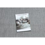 Fonott sizal flat tepih 48663/037 siva egyenruha 160x230 cm