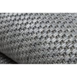 Fonott sizal flat tepih 48663/037 siva egyenruha 160x230 cm