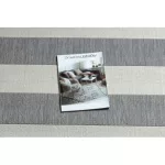 Fonott sizal flat tepih 48644/637 CSÍKOK 140x200 cm