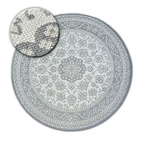  Kab. Pleteni ravni tepih od sisala krug48691/637 LEADER GLASS krug 120 cm