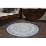  Kab. Pleteni ravni tepih od sisala krug48695/591 LEADER GLASS krug 120 cm