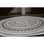 Kab. Pleteni ravni tepih od sisala krug48695/768 LEADER GLASS krug 120 cm