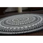  Kab. Pleteni ravni tepih od sisala krug48695/690 LEADER GLASS krug 120 cm