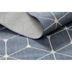 Fonott sizal flat tepih 48721/591 TAKARÓKA 3D plava 80x150 cm