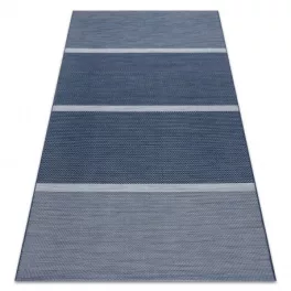 Fonott sizal color tepih 47011/309 Csíkok plava 120x170 cm