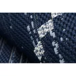 Fonott sizal color tepih 47268/309 Rombusz Négyzetek plava 120x170 cm
