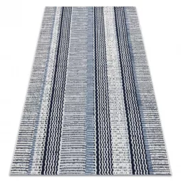 Fonott sizal color tepih 47276/396 Csíkok bijela 160x230 cm