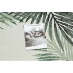 Fonott sizal color tepih 19435/062 listovi zelena DZSUNGEL 80x150 cm