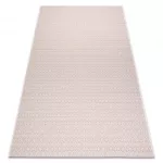 Fonott sizal flat tepih 48603/526 Szemek krem ružičasta 120x170 cm
