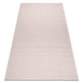   Fonott sizal flat tepih 48603/526 Szemek krem ružičasta 120x170 cm