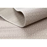 Fonott sizal flat tepih 48603/526 Szemek krem ružičasta 120x170 cm