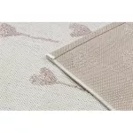 Fonott sizal flat tepih 48779/526  krem ružičasta 200x290 cm