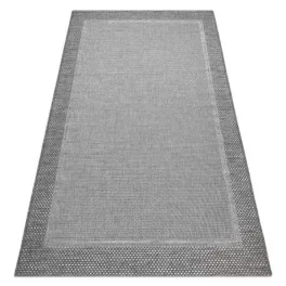 Fonott sizal tepih boho 46201575 Keret siva 120x170 cm