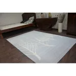 Scandi tepih 18281/652 - listovi siva krem 80x150 cm