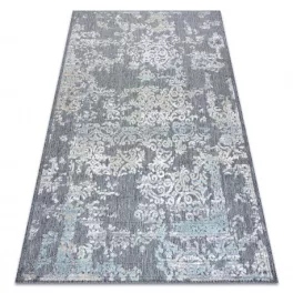 tepih SOLE D3812 lapos szövött siva / bež 80x150 cm