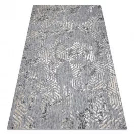   Tepih SOLE D3842 šesterokutni ravni tkani sivi / bež 80x250 cm