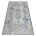  Tepih SOLE D3871 ravno tkani plavi / bež 80x250 cm