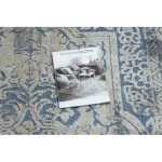  Tepih SOLE D3871 ravno tkani plavi / bež 80x250 cm