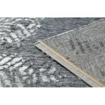 tepih SOLE D3842 hexagoane lapos szövött siva / bež 120x170 cm