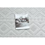 tepih SOLE D3851 Boho gyémánt lapos szövött bež 120x170 cm