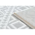 tepih SOLE D3851 Boho gyémánt lapos szövött bež 120x170 cm