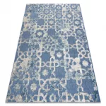 tepih SOLE D3881 lapos szövött plava / bež 120x170 cm