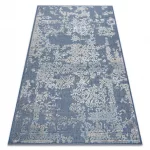 tepih SOLE D3811 lapos szövött plava / bež 140x190 cm