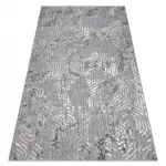 tepih SOLE D3842 hexagoane lapos szövött siva / bež 140x190 cm
