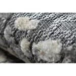 tepih SOLE D3842 hexagoane lapos szövött siva / bež 140x190 cm