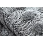 tepih SOLE D3852 Boho gyémánt lapos szövött siva 140x190 cm