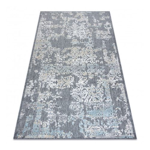 tepih SOLE D3812 lapos szövött siva / bež 160x220 cm