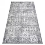 tepih SOLE D3732 Aztec gyémánt lapos szövött siva / bež 180x270 cm