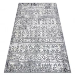   tepih SOLE D3732 Aztec gyémánt lapos szövött siva / bež 180x270 cm