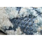 tepih SOLE D3732 Aztec gyémánt lapos szövött plava / bež 180x270 cm
