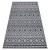 tepih SOLE D3852 Boho gyémánt lapos szövött siva 180x270 cm