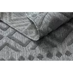 tepih SOLE D3852 Boho gyémánt lapos szövött siva 180x270 cm