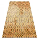  Moderan tepih MUNDO D5751 glamour outdoor narančasta / crna 80x250 cm