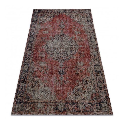  Moderni tepih MUNDO E0691 vintage vanjski crveni / bež 80x250 cm