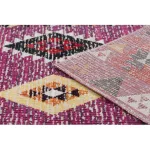 Modern tepih MUNDO D7701 gyémánt boho szabadtéri ružičasta / bež  120x170 cm