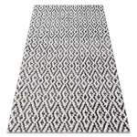 Modern tepih MUNDO E0621 geometriai szabadtéri bež / crne 120x170 cm