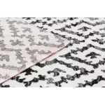 Modern tepih MUNDO E0621 geometriai szabadtéri bež / crne 120x170 cm