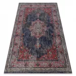 Modern tepih MUNDO E0551 vintage szabadtéri crvena / crne 140x190 cm